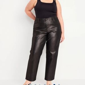 High-Waisted Shine OG Loose Jeans